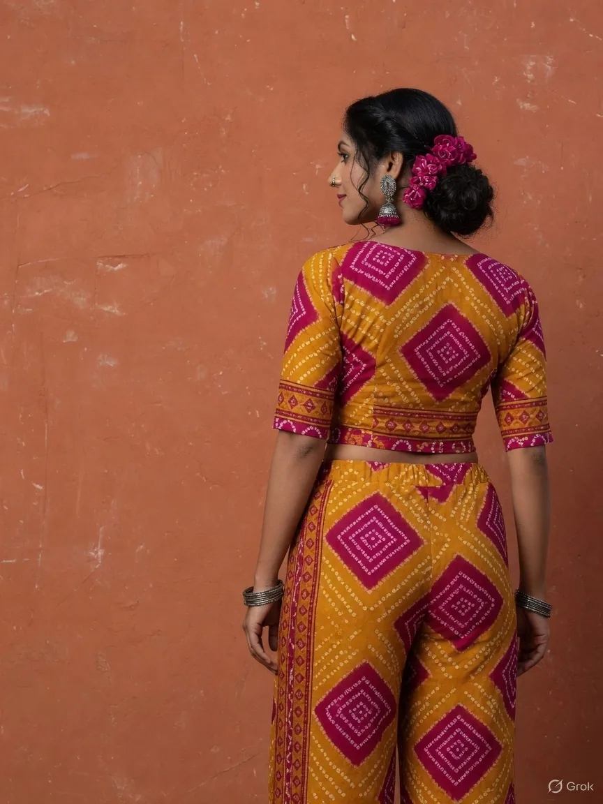 Bandhej Rang Co-ord Set 2